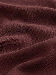 Brown Regular Fit Cotton Rich Roll Neck Jumper - Image 3 of 3
