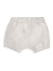 Mamas & Papas 100% Cotton Grey Top & Shorts Set - Image 3 of 4