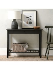Cotswold Company Black Oak Berkeley Console Table - Image 1 of 6