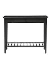 Cotswold Company Black Oak Berkeley Console Table - Image 2 of 6