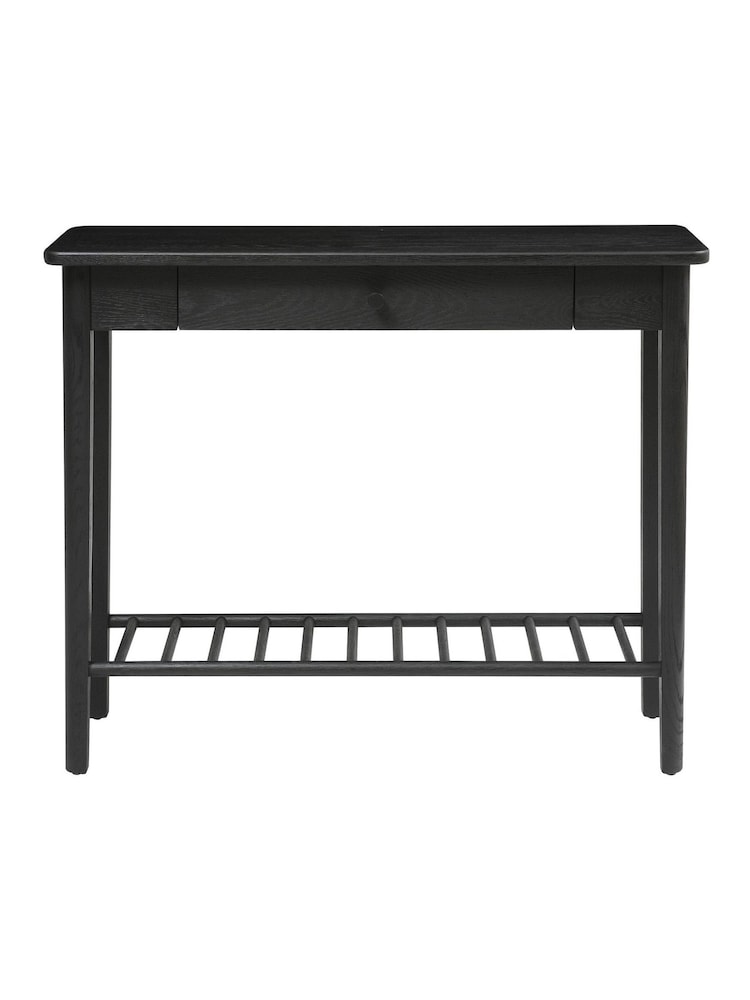 Cotswold Company Black Oak Berkeley Console Table - Image 2 of 6