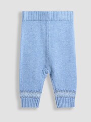 JoJo Maman Bébé Fairisle Knit Cardigan & Bottom Set - Bild 4 von 6