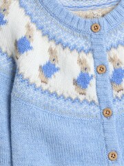 JoJo Maman Bébé Fairisle Knit Cardigan & Bottom Set - Bild 6 von 6