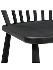 Cotswold Company Black Oak Berkeley Dining Chair Set of 2 - Image 5 of 6