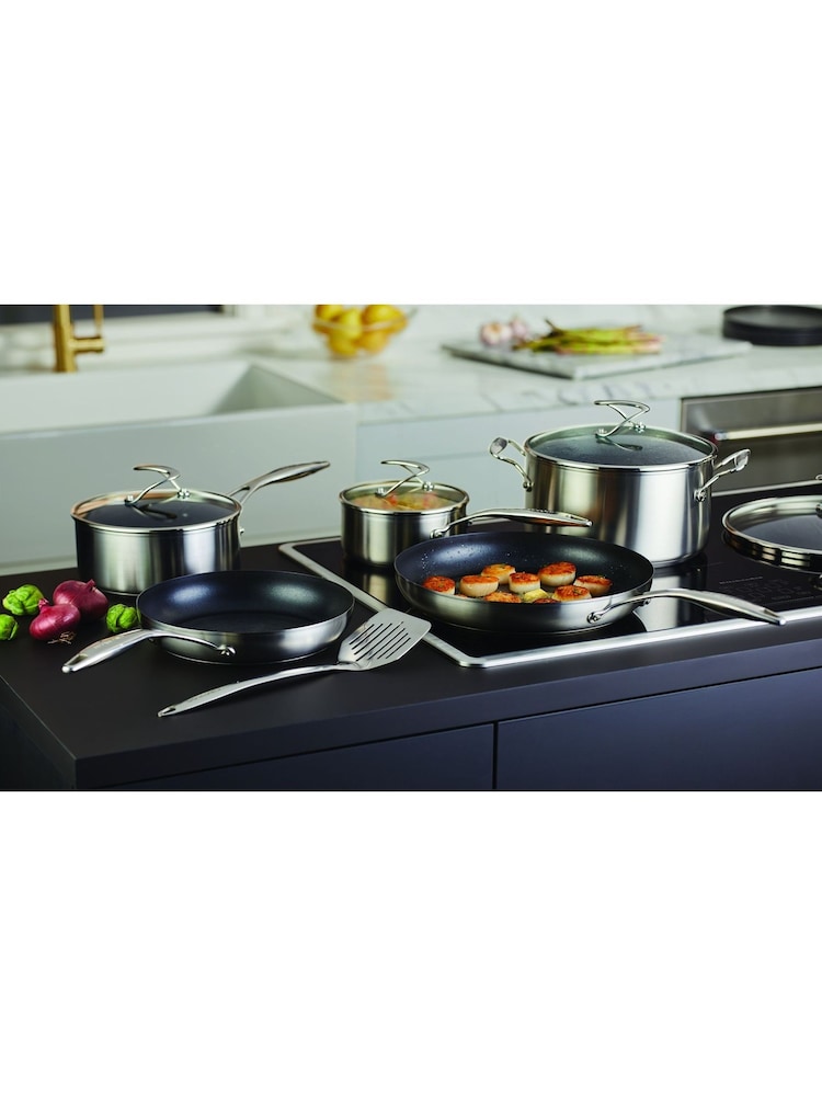 Circulon 6 Piece Silver S Series Steelshield Stainless Steel Hybrid Set - Image 1 of 7