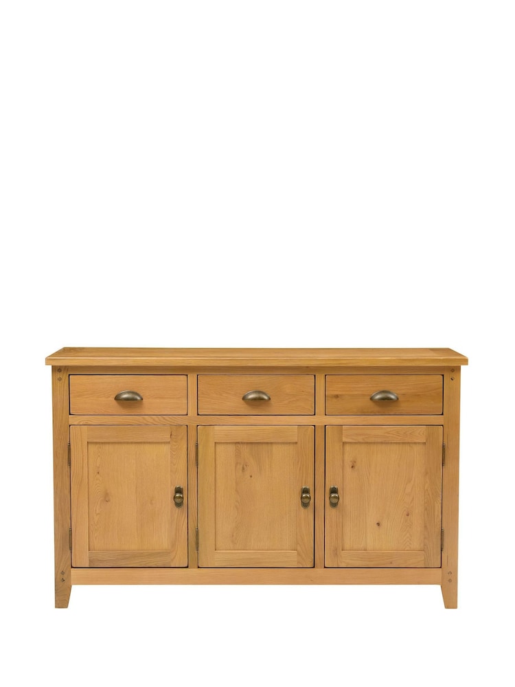 Cotswold Company Rustic Oak Oakland Large Sideboard - Image 2 of 6