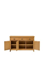 Cotswold Company Rustic Oak Oakland Large Sideboard - Image 4 of 6