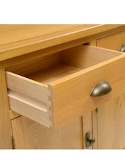 Cotswold Company Rustic Oak Oakland Large Sideboard - Image 5 of 6