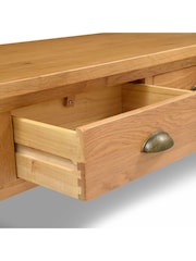 Cotswold Company Rustic Oak Oakland Coffee Table - Image 4 of 5