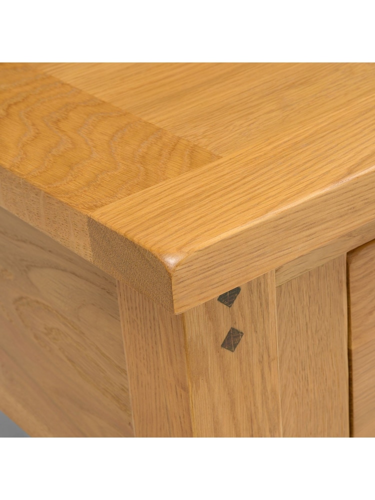 Cotswold Company Rustic Oak Oakland Coffee Table - Image 5 of 5