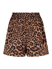 Pour Moi Brown Viscose Beach Shorts - Image 4 of 4
