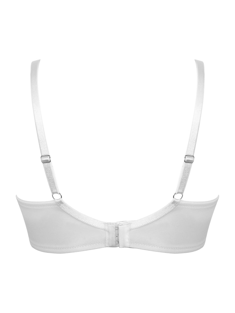 Pour Moi White Non Wired New Romance Bra - Image 4 of 4 Pour Moi White Non Wired New Romance Bra - Image 4 of 4
