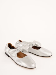 Penelope Chilvers Metallic Minnie Leather Pumps - Image 6 of 6