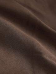 Chocolate Brown Bubble Sleeve Cropped Jacket - Image 8 of 8