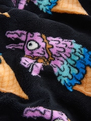 Crno/Plavi Fortnite - Flis deka s kapuljačom (5-13god.) - Slika 7 od 8