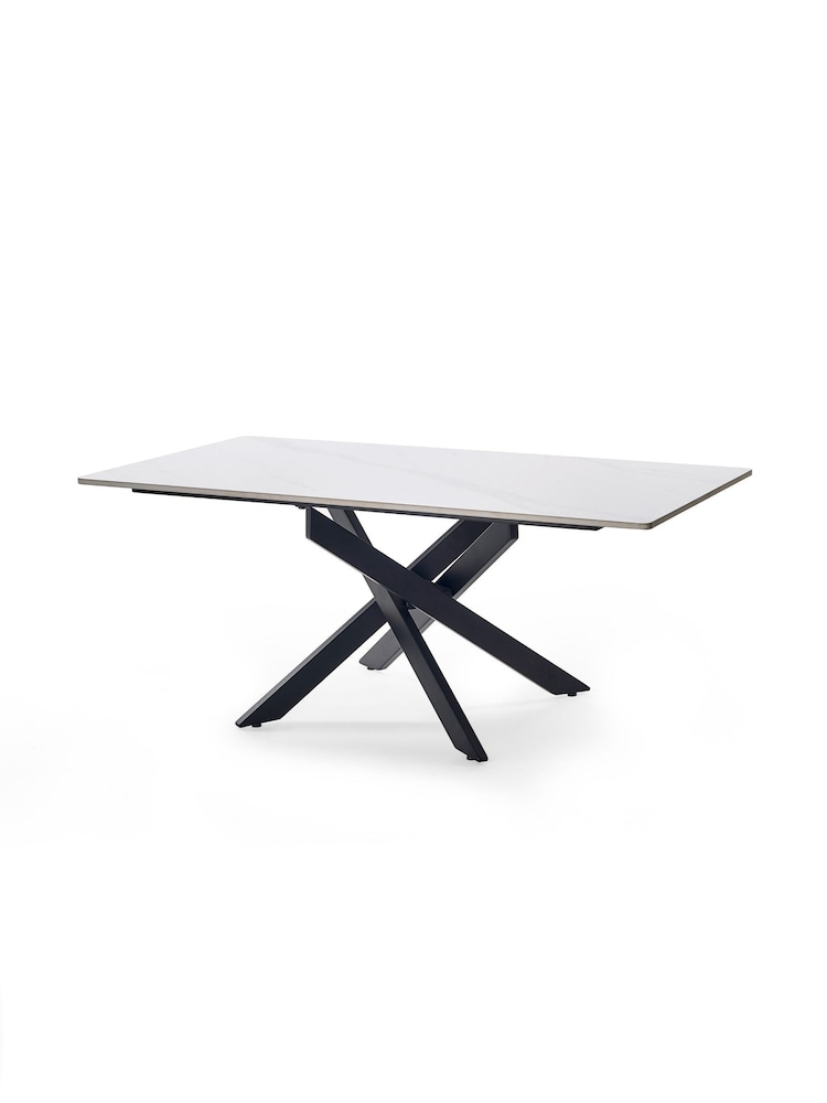 Julian Bowen White Black Bradley Coffee Table - Image 4 of 4