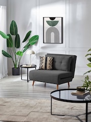 Julian Bowen Grey Rowan Single Sofabed - Image 1 of 10