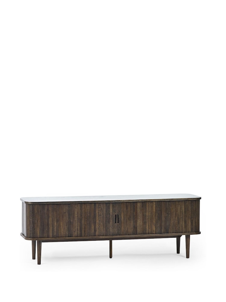 Julian Bowen Dark Brown Arya Media Unit - Image 2 of 11