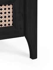 Julian Bowen Black Sydney Faux Rattan 5 Drawer Chest - Image 11 of 11