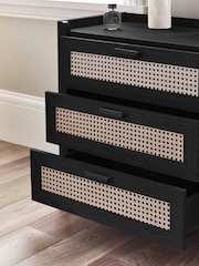 Julian Bowen Black Sydney 3 Drawer Chest - Image 5 of 10