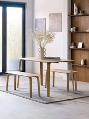 Julian Bowen Brown Kaito Dining Table - Image 1 of 4
