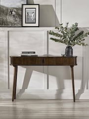 Julian Bowen Dark Brown Arya Console Table - Image 1 of 10