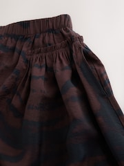 Black/Brown Tiiger Print Palazzo Trousers - Image 6 of 7