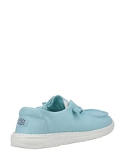 HEYDUDE Blue Wendy Canvas Shoes - Image 3 of 4