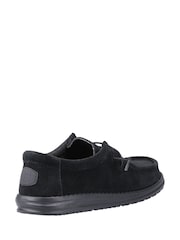 HEYDUDE Wally Suede Black Shoes - Image 4 of 5