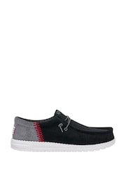 HEYDUDE Wally Funk Corduroy Black Shoes - Image 1 of 7