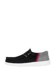 HEYDUDE Wally Funk Corduroy Black Shoes - Image 2 of 7
