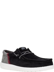 HEYDUDE Wally Funk Corduroy Black Shoes - Image 3 of 7
