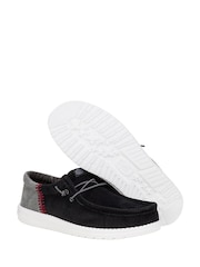 HEYDUDE Wally Funk Corduroy Black Shoes - Image 4 of 7