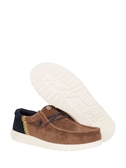 HEYDUDE Wally Funk Corduroy Brown Shoes - Image 4 of 7