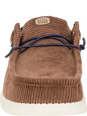 HEYDUDE Wally Funk Corduroy Brown Shoes - Image 6 of 7