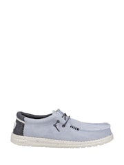 HEYDUDE Blue Wally Coastline Jute Shoes - Image 1 of 7
