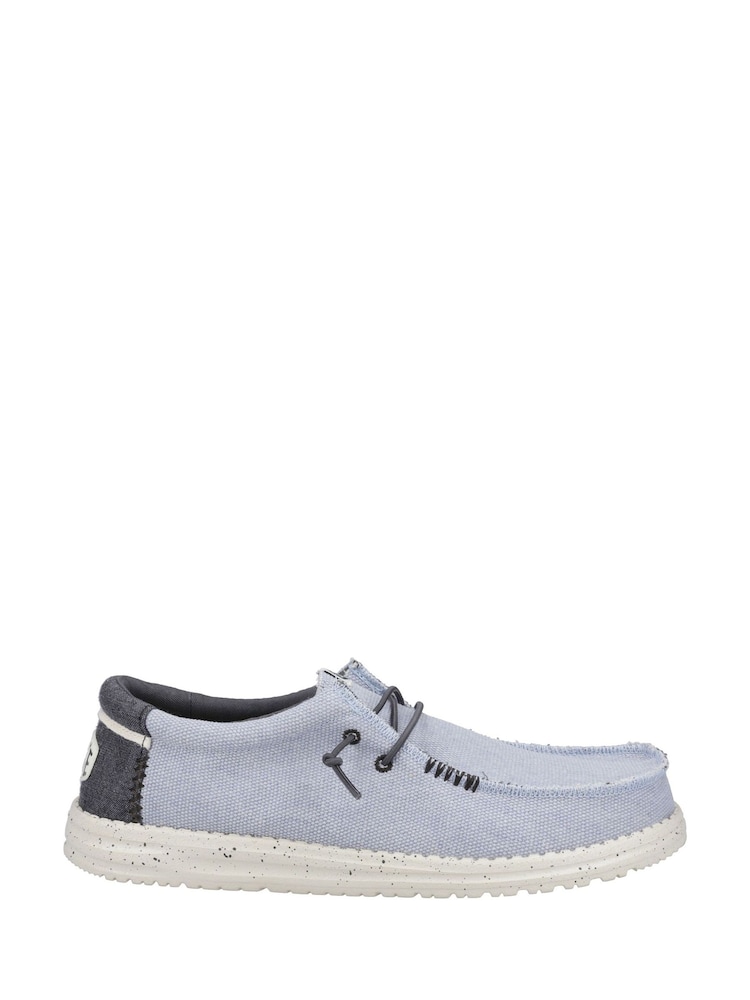HEYDUDE Blue Wally Coastline Jute Shoes - Image 1 of 7