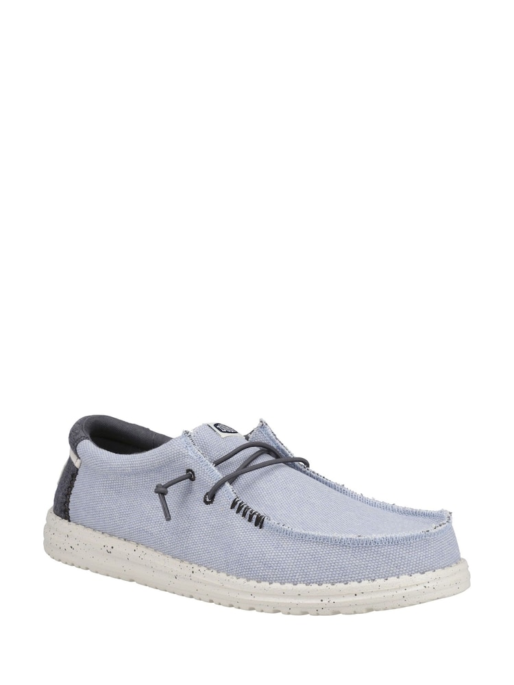 HEYDUDE Blue Wally Coastline Jute Shoes - Image 2 of 7