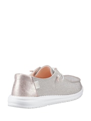 HEYDUDE Metallic Wendy Sparkle Shoes - Image 4 of 5