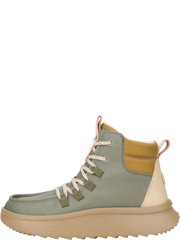 HEYDUDE Green Wendy Peak Apres Ankle Boots - Image 2 of 7