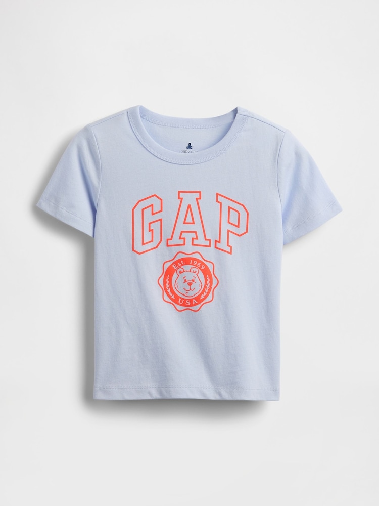 Gap Blue Graphic Short Sleeve T-Shirt (6mths-5yrs) - Image 1 of 2