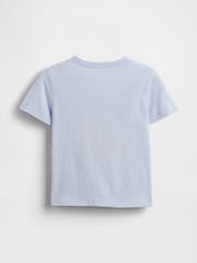 Gap Blue Graphic Short Sleeve T-Shirt (6mths-5yrs) - Image 2 of 2