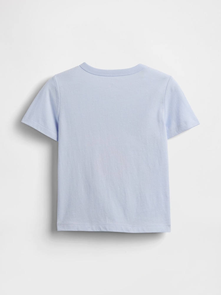 Gap Blue Graphic Short Sleeve T-Shirt (6mths-5yrs) - Image 2 of 2