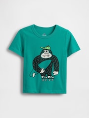 Gap Green Graphic Short Sleeve T-Shirt (6mths-5yrs) - Image 1 of 2