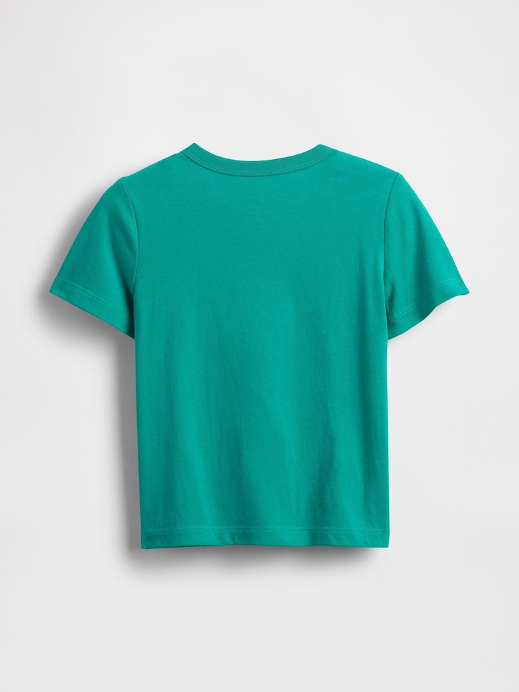 Gap Green Graphic Short Sleeve T-Shirt (6mths-5yrs) - Image 2 of 2