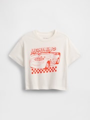 Gap White Disney Oversized Short Sleeve T-Shirt (6mths-5yrs) - Image 1 of 2