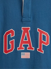 Gap Logo Pique Polo Short Sleeve Shirt (6mths-5yrs) - Imagen 3 de 3