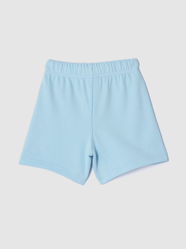 Gap Blue Logo Fleece-Lined Pull On Shorts (6mths-5yrs) - Image 2 of 2