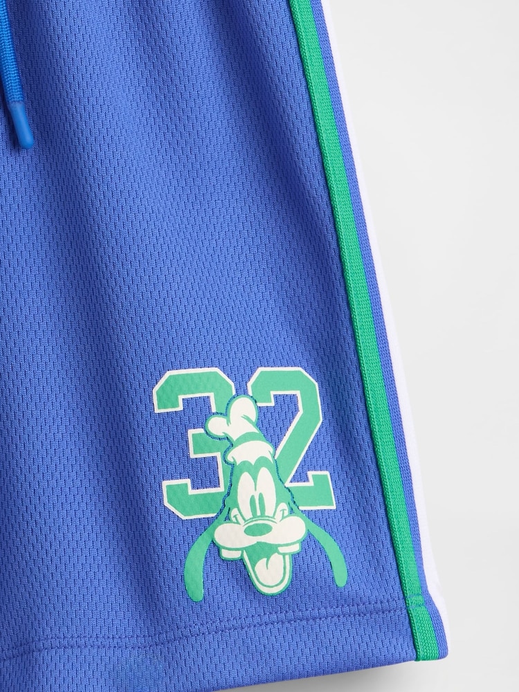 Gap Blue Goofy Disney Mesh Pull On Shorts (6mths-5yrs) - Image 3 of 3