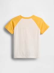 Gap White Logo Colourblock T-Shirt (6mths-5yrs) - Image 2 of 3